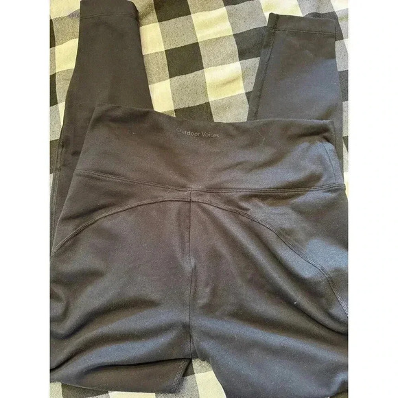 OUTDOOR VOICES leggings black size M medium - Picture 3 of 3